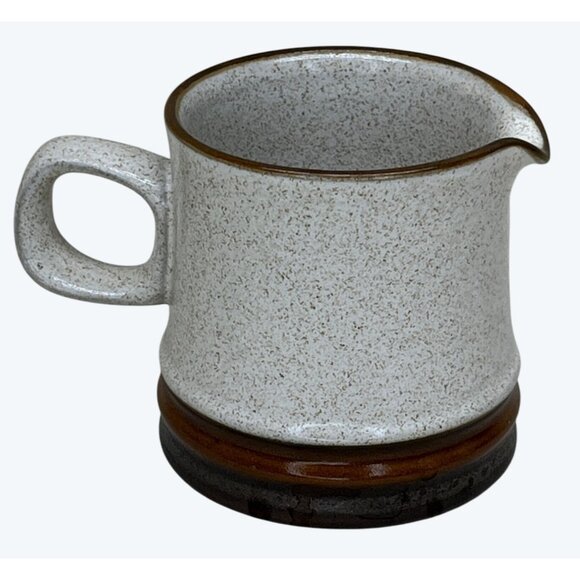 Denby Langley Stoneware Red Rust Potters Wheel Sugar & Creamer Set England - Picture 5 of 9